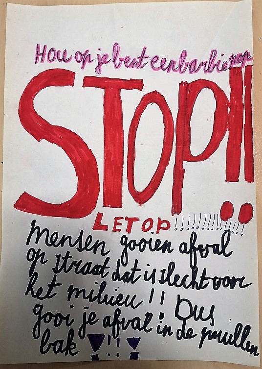 afvalposter