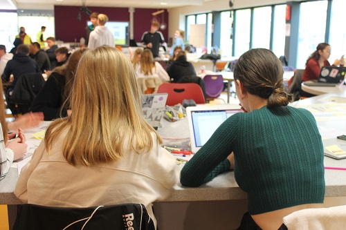 leerlingen bij young climathon
